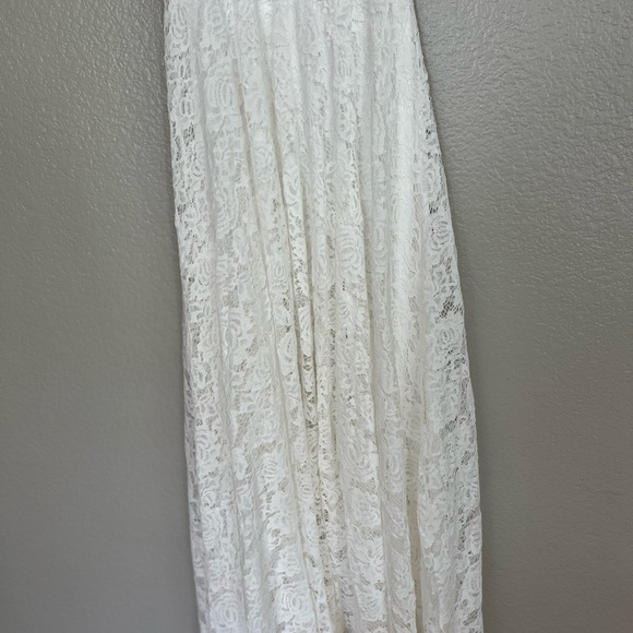 NWOT Essence of Love White Lace Sleeveless Maxi Dress - Picture 11 of 11
